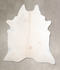 Ivory with Beige XX-Large Brazilian Cowhide Rug 7'11