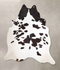 Black and White XX-Large Brazilian Cowhide Rug 8'1