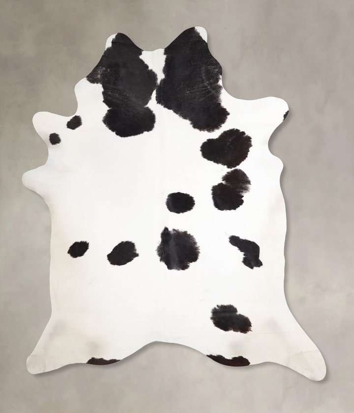 Black and White XX-Large Brazilian Cowhide Rug 8'4"H x 6'10"W #A47107 by Hudson Hides