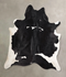 Black and White XX-Large Brazilian Cowhide Rug 8'2