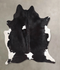 Black and White X-Large Brazilian Cowhide Rug 7'7