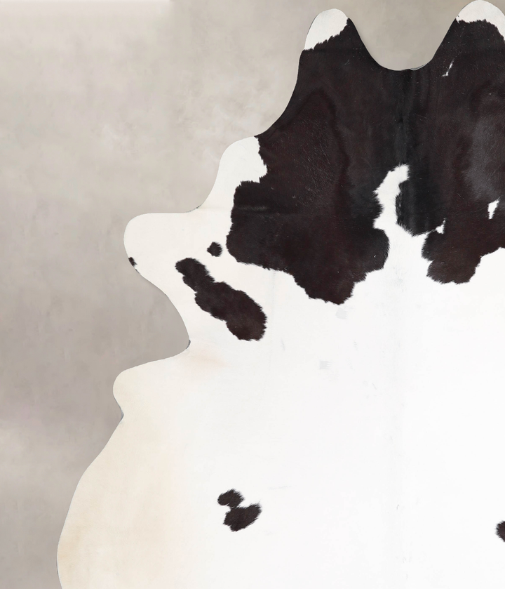 Black and White XX-Large Brazilian Cowhide Rug 8'8"H x 7'5"W #A47174 by Hudson Hides