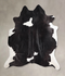 Black and White XX-Large Brazilian Cowhide Rug 7'6