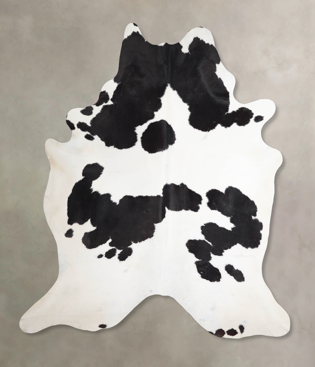 Black and White XX-Large Brazilian Cowhide Rug 8'3"H x 7'0"W #A47202 b