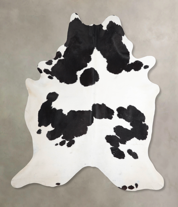 Black and White XX-Large Brazilian Cowhide Rug 8'3"H x 7'0"W #A47202 by Hudson Hides