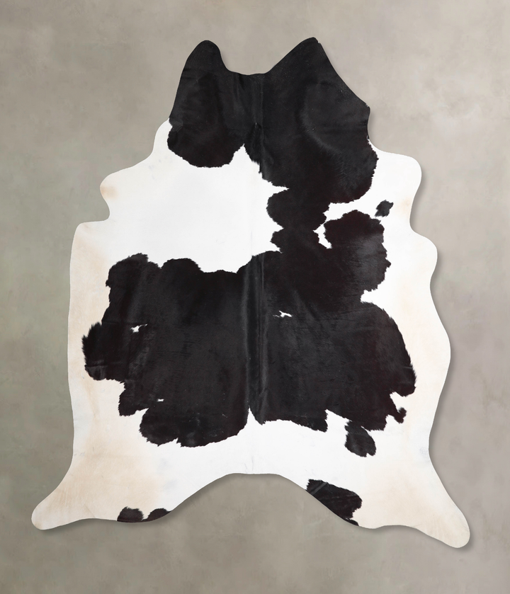 Black and White XX-Large Brazilian Cowhide Rug 8'8"H x 7'6"W #A47233 by Hudson Hides