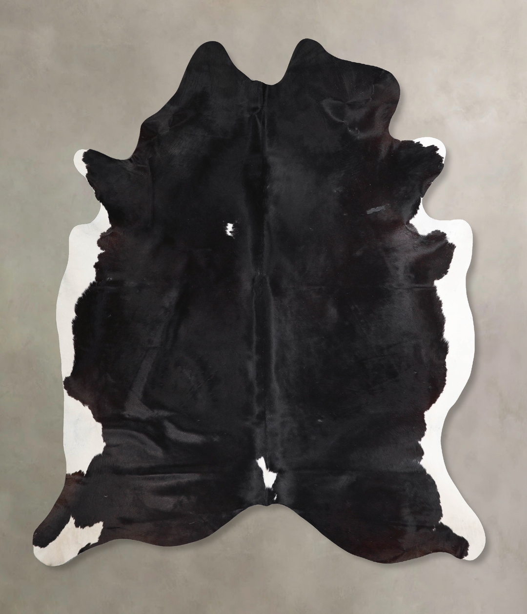 Black and White X-Large Brazilian Cowhide Rug 7'10"H x 6'4"W #A47242 b