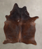 Chocolate Large Brazilian Cowhide Rug 7'3