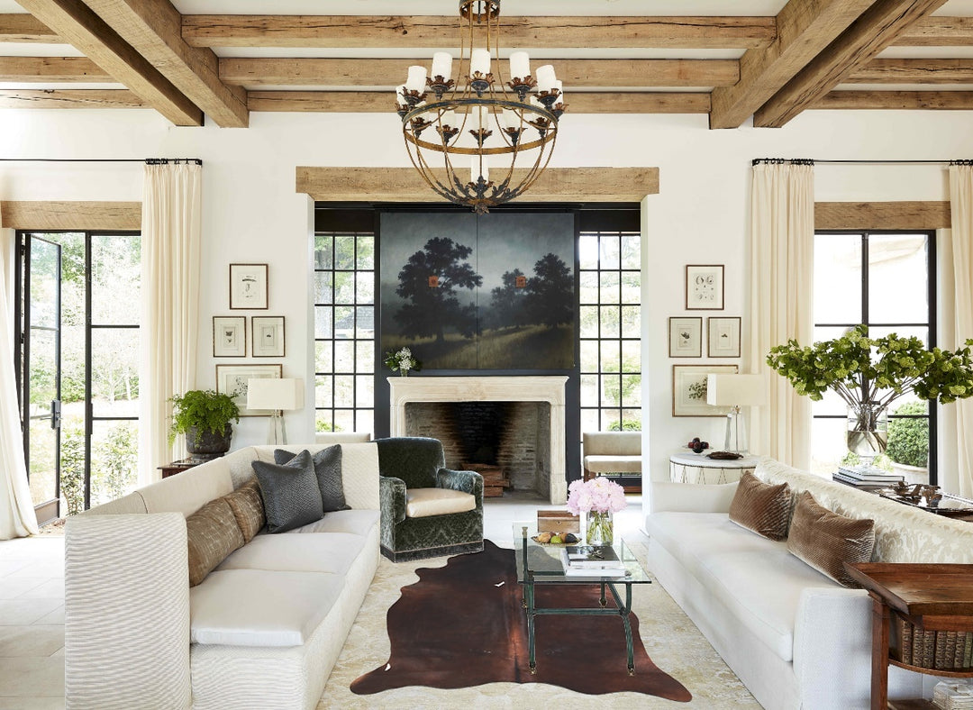 Chocolate Large Brazilian Cowhide Rug 7'3"H x 5'5"W #A47256 by Hudson
