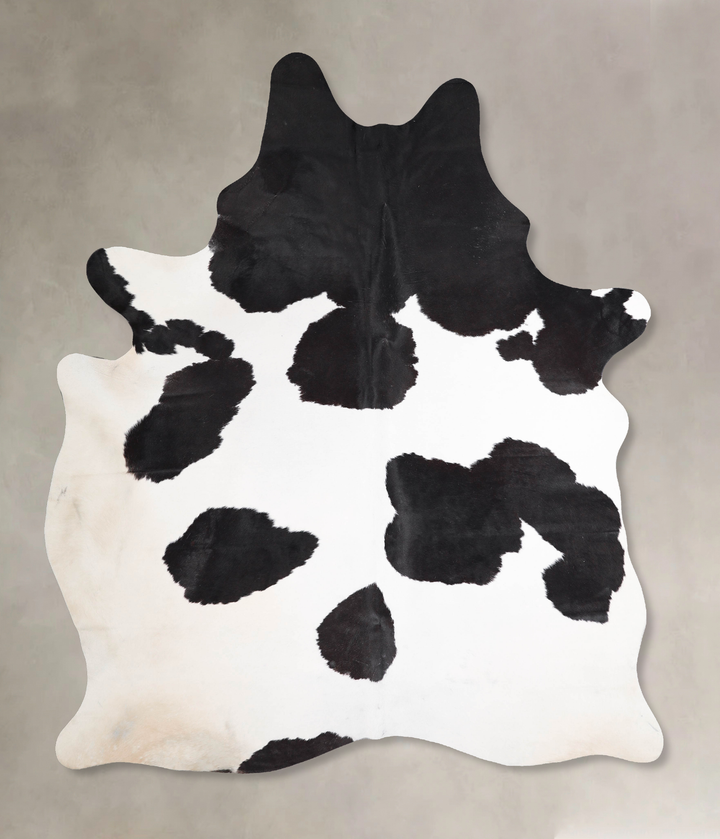 Black and White XX-Large Brazilian Cowhide Rug 8'1"H x 6'3"W #A47272 by Hudson Hides