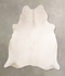 Ivory with Beige Large Brazilian Cowhide Rug 6'5