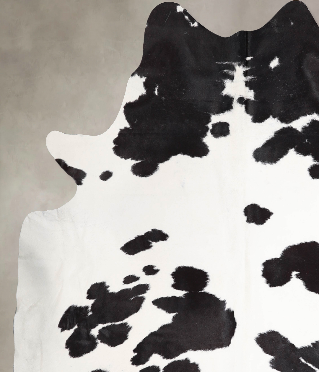 Black and White XX-Large Brazilian Cowhide Rug 7'10"H x 7'0"W #A47334