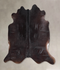 Solid Black X-Large Brazilian Cowhide Rug 6'2