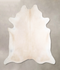 Ivory with Beige XX-Large Brazilian Cowhide Rug 8'0
