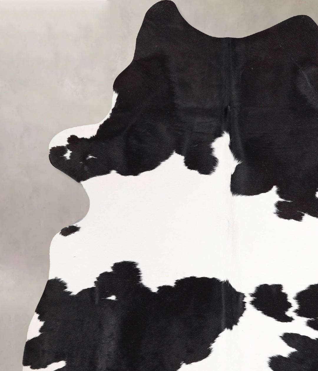 Black and White X-Large Brazilian Cowhide Rug 7'8"H x 5'11"W #A47354 b