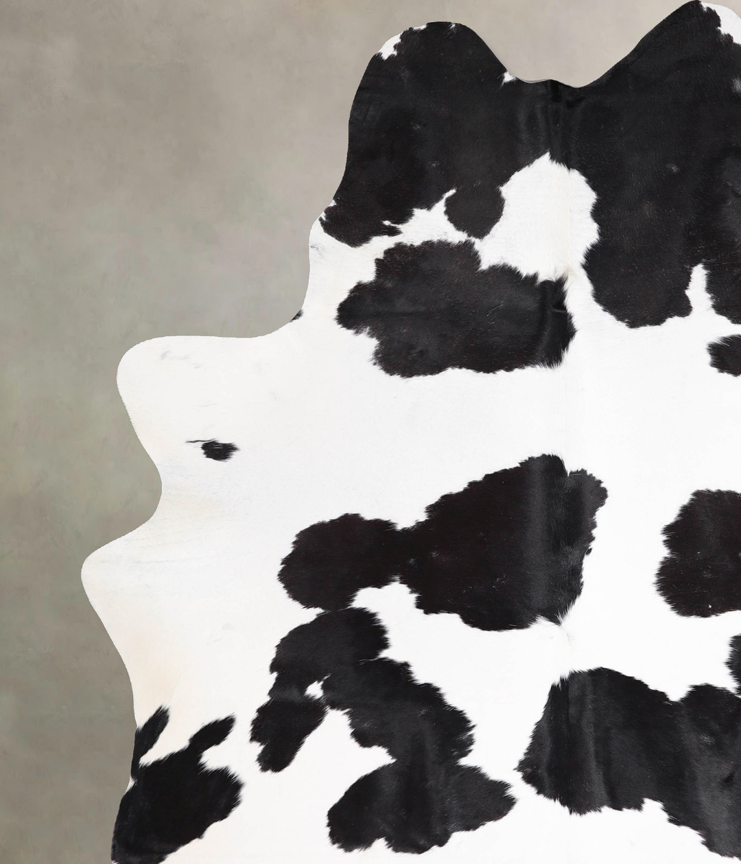 Black and White XX-Large Brazilian Cowhide Rug 8'7"H x 6'7"W #A47382 b