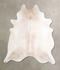 Ivory with Beige XX-Large Brazilian Cowhide Rug 8'2