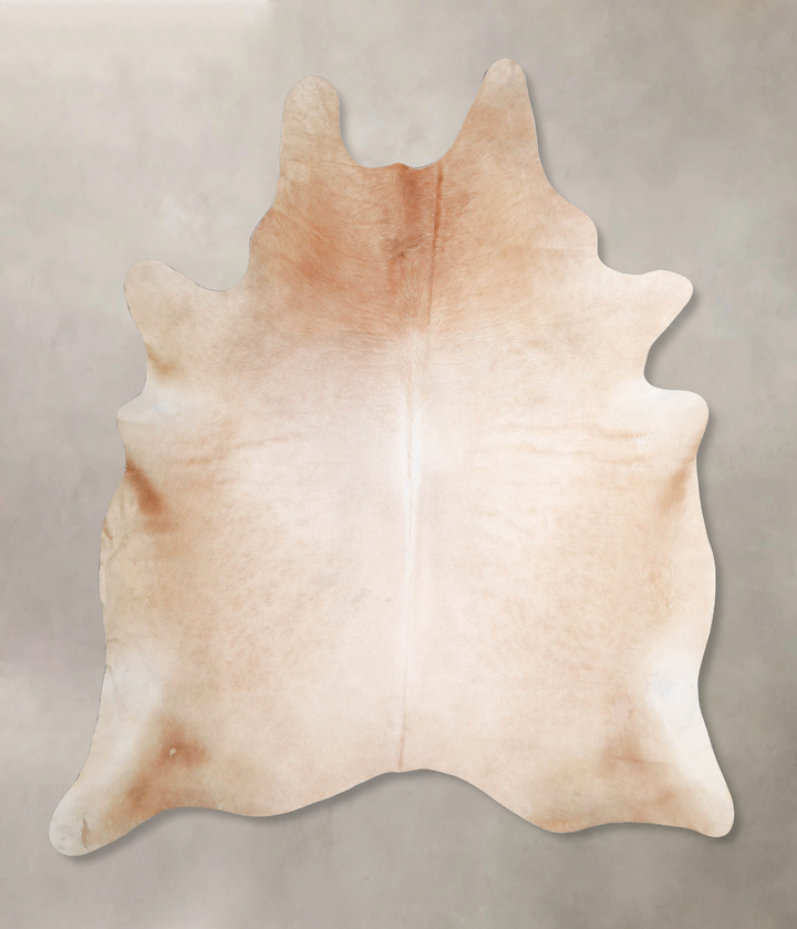 Beige XX-Large Brazilian Cowhide Rug 8'2"H x 6'10"W #A47510 by Hudson Hides