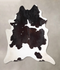 Black and White XX-Large Brazilian Cowhide Rug 8'2