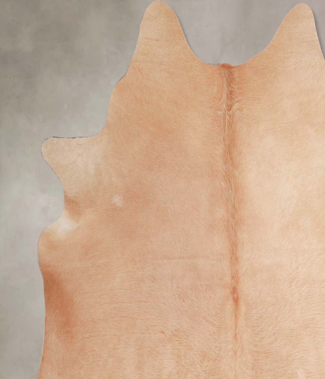 Beige XX-Large Brazilian Cowhide Rug 7'3"H x 7'3"W #A47531 by Hudson H