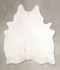 Ivory with Beige X-Large Brazilian Cowhide Rug 7'9