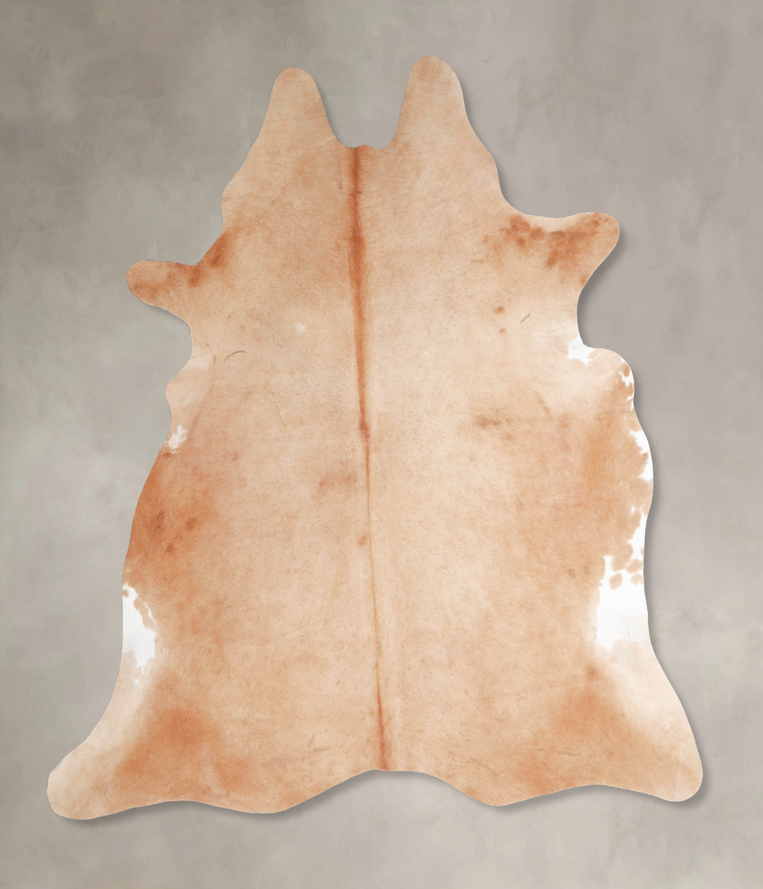 Beige X-Large Brazilian Cowhide Rug 6'11"H x 6'5"W #A47669 by Hudson H