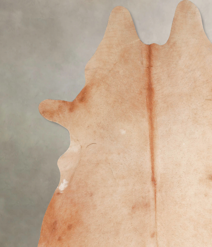 Beige X-Large Brazilian Cowhide Rug 6'11"H x 6'5"W #A47669 by Hudson Hides