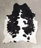 Black and White XX-Large Brazilian Cowhide Rug 7'11