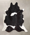 Black and White XX-Large Brazilian Cowhide Rug 7'9