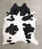 Black and White XX-Large Brazilian Cowhide Rug 7'7