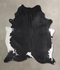 Black and White XX-Large Brazilian Cowhide Rug 8'1