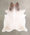 Grey with Beige XX-Large Brazilian Cowhide Rug 7'10