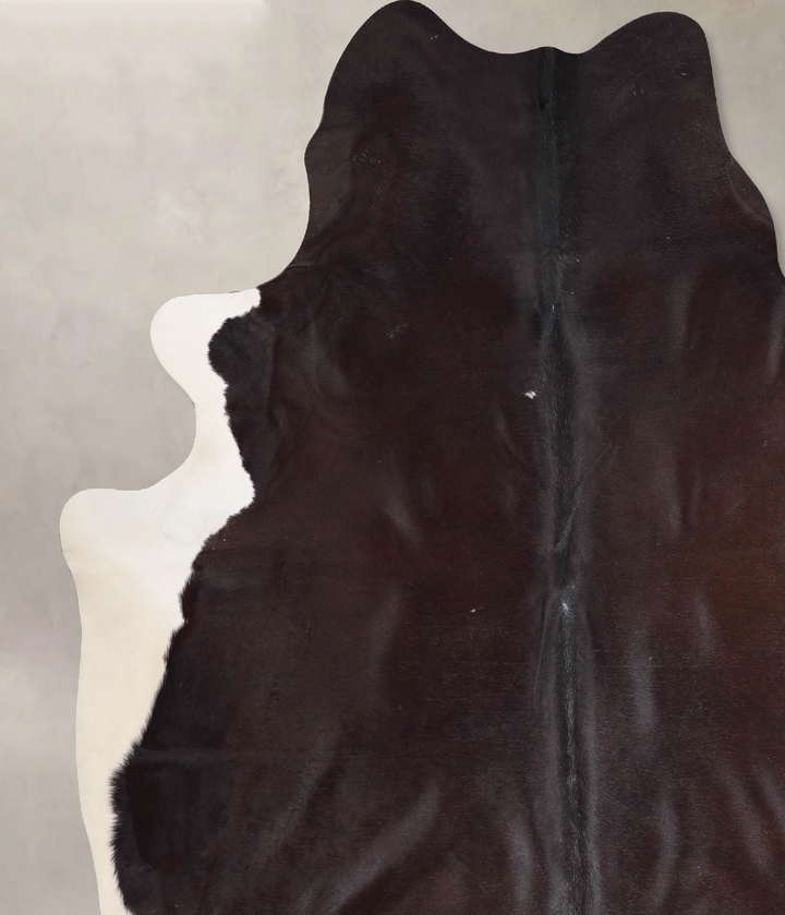 Chocolate and White XX-Large Brazilian Cowhide Rug 7'11"H x 7'4"W #A47844 by Hudson Hides