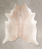 Ivory with Beige XX-Large Brazilian Cowhide Rug 7'9