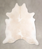 Beige and White XX-Large Brazilian Cowhide Rug 8'0