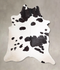 Black and White XX-Large Brazilian Cowhide Rug 8'2