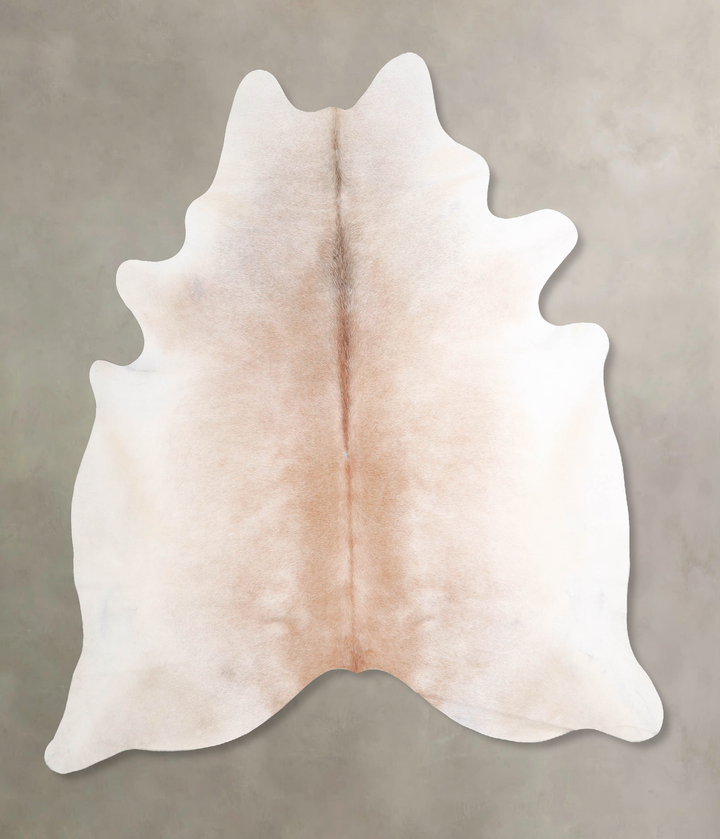 Grey with Beige XX-Large Brazilian Cowhide Rug 7'5"H x 6'11"W #A48039 by Hudson Hides