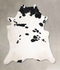Black and White X-Large Brazilian Cowhide Rug 6'10