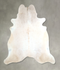 Ivory with Beige XX-Large Brazilian Cowhide Rug 7'9