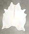 Ivory with Beige X-Large Brazilian Cowhide Rug 7'1