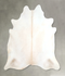 Ivory with Beige X-Large Brazilian Cowhide Rug 6'10