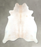 Ivory with Beige XX-Large Brazilian Cowhide Rug 7'8