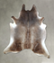 Grey with Beige XX-Large Brazilian Cowhide Rug 7'11