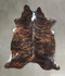 Dark Brindle Large Brazilian Cowhide Rug 6'6