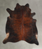 Dark Brindle X-Large Brazilian Cowhide Rug 6'10
