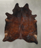 Dark Brindle XX-Large Brazilian Cowhide Rug 8'4