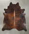 Dark Brindle XX-Large Brazilian Cowhide Rug 8'0