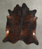 Dark Brindle X-Large Brazilian Cowhide Rug 6'5