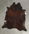 Dark Brindle XX-Large Brazilian Cowhide Rug 7'11