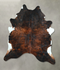 Dark Brindle XX-Large Brazilian Cowhide Rug 7'11